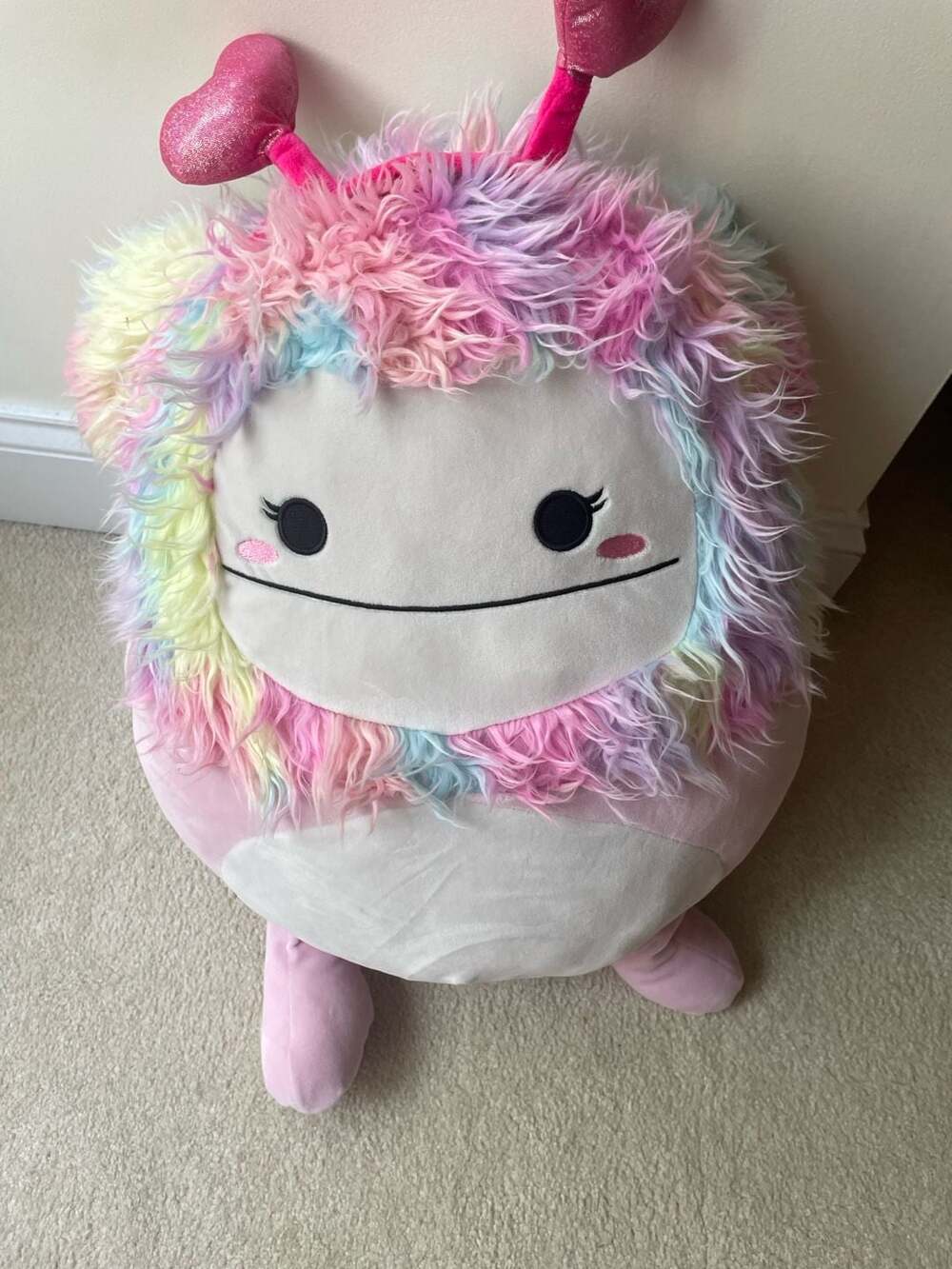 Squishmallows Dobrilla the Valentine Bigfoot Plush Toy